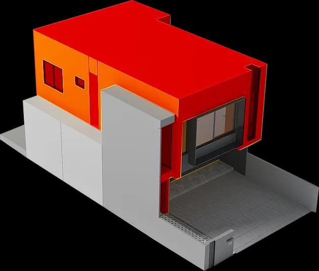 Edifício Residencial e Comercial Bel Lar em Efeito 3D Flutuante